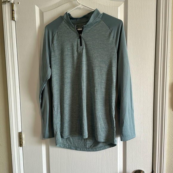Men’s Small Under Armour Light Green Quarter Zip Pullover - Picture 1 of 6